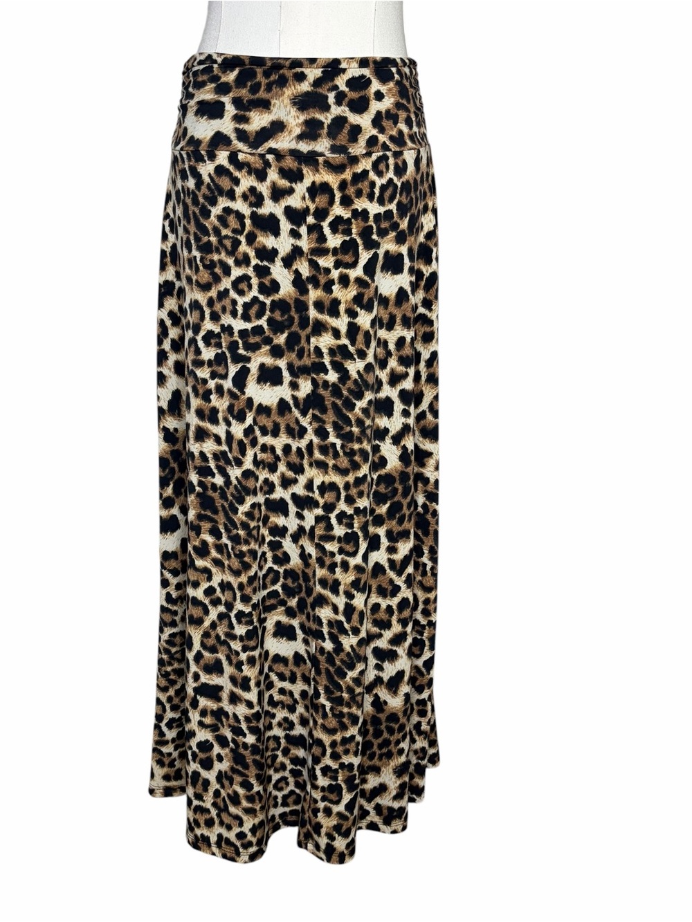 VTG 90s Cheetah Animal Print Maxi Skirt